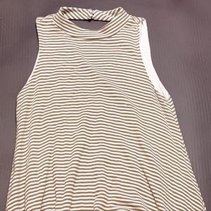 Altar’d state dress. green and white stripped. Size L